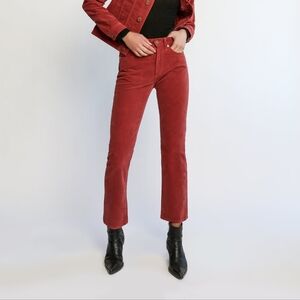 Daily Blue Corduroy Manya In Swing Pants NWOT